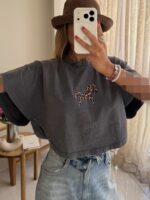 تیشرت  CATTLEYA x | Wild Child Hourse Kimono-grey