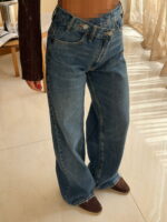 ZARA Cross Waist Jeans | شلوار جین کمر ضربدری زارا - Image 3