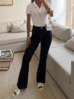 شلوار جین منگو Mango Slim Bootcut Jean - Image 3