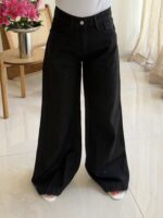 Stradivarius Super Wide Jeans | شلوار جین سوپر واید مشکی استرادیواریوس