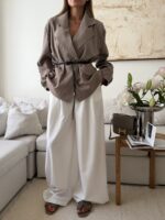 CATTELYA | Raw Edge Blazer-Ston - Image 2