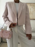 CATTLEYA | Crop Blazer Pastel pink - Image 3
