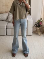 شلوار جین H&M Flared Jean -Ibiza