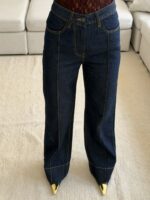 Pullandbear Turn-up wide leg Jean - Image 4