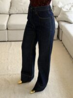 Pullandbear Turn-up wide leg Jean - Image 6