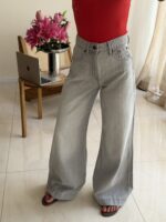 Stradivarius Super Wide Jeans | شلوار جین طوسی سوپر واید استرادیواریوس - Image 3