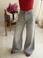 Stradivarius Super Wide Jeans | شلوار جین طوسی سوپر واید استرادیواریوس - Image 3