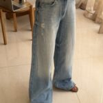 FB Sister Washed Wide Jeans | شلوار جین واید آبی شسته اف‌بی سیستر