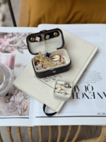 Velvet jewelry Mini box|Black