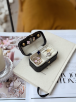 Velvet jewelry Mini box|Black - Image 3