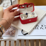 Velvet jewelry Mini box|Red