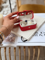 Velvet jewelry Mini box|Red