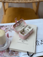 Velvet jewelry Mini box|Pink - Image 2