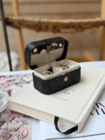 Velvet jewelry Mini box|Black - Image 2