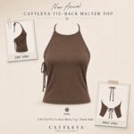 CATTLEYA | Tie-Back Halter Top - Image 4