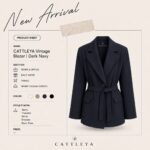 CATTLEYA Vintage Blazer | Dark Navy
