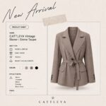 CATTLEYA Vintage Blazer | Stone Taupe