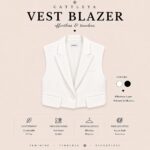 CATTLEYA Off White Chic | Cropped Blaze vest