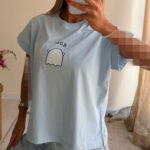 تیشرت  CATTLEYA x 11 | Hi Boo -Sky Blue