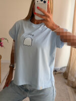 تیشرت  CATTLEYA x 11 | Hi Boo -Sky Blue