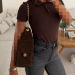 پولو شرت Button- Polo Shirt | Brown