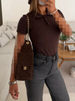 پولو شرت Button- Polo Shirt | Brown