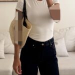 River Island - T.shirt Slim fit tee| white