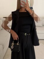 CATTLEYA | The Edit Vest Black - Image 6