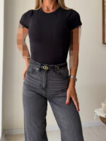 River Island - T.shirt Slim fit tee| Black - Image 2