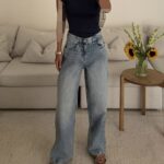 Next |Wide leg Jean -Light Blue