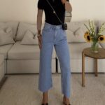 KIABI | High-Waist Straight-Leg Jeans