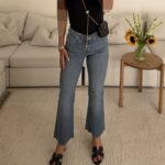 Stradivarius Cropped Flare Jeans