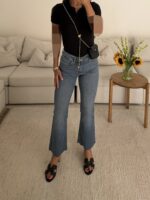 Stradivarius Cropped Flare Jeans