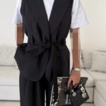CATTLEYA | The Edit Vest Black