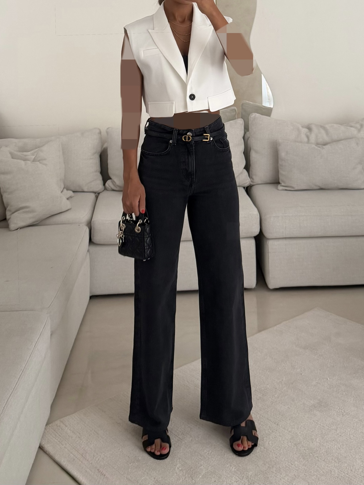A298177C-C885-4FBF-9415-C11DA8F64E61-compressed شلوار جین H&M Wide Leg London Smoke - Image 1