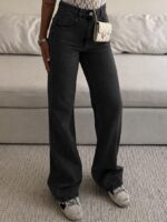 شلوار جین H&M Wide Leg London Smoke - Image 2