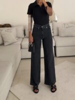 شلوار جین H&M Wide Leg London Smoke - Image 2
