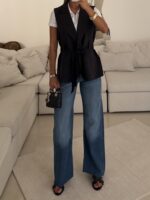 CATTLEYA | The Edit Vest Black - Image 3