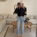 جین زارا | Zara Cropped Flare Jean-Milan light