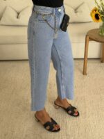 KIABI | High-Waist Straight-Leg Jeans - تصویر 3