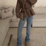 pullandbear-High-Waist Flare- jean-Ibiza