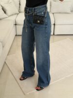 شلوار جین H&M Wide Leg Medium Blue - Image 5