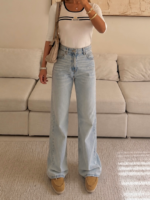 شلوار جین Pullandbear | Wid Leg Jean - Milan Light - Image 3