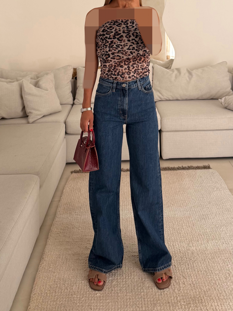 ٦dark-2 H&M Wide Leg | LA Blue - Image 1
