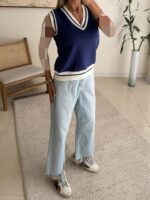 College Knit Vest - Image 4