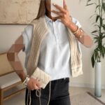 Soft Knit Polo – Powder Blue