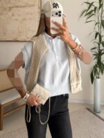 Soft Knit Polo – Powder Blue