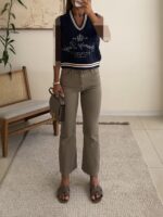 Hippie Rose Sweater Vest-Navy - Image 3