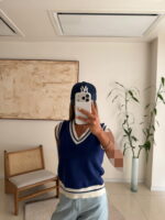 College Knit Vest - Image 2