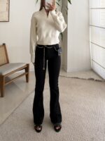 Zip Collar Knit – Soft Ivory